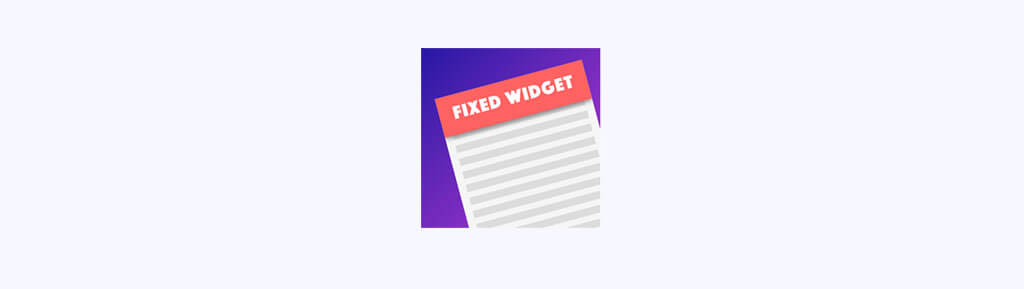mejores plugins para wordpress gratis Fixed Widget